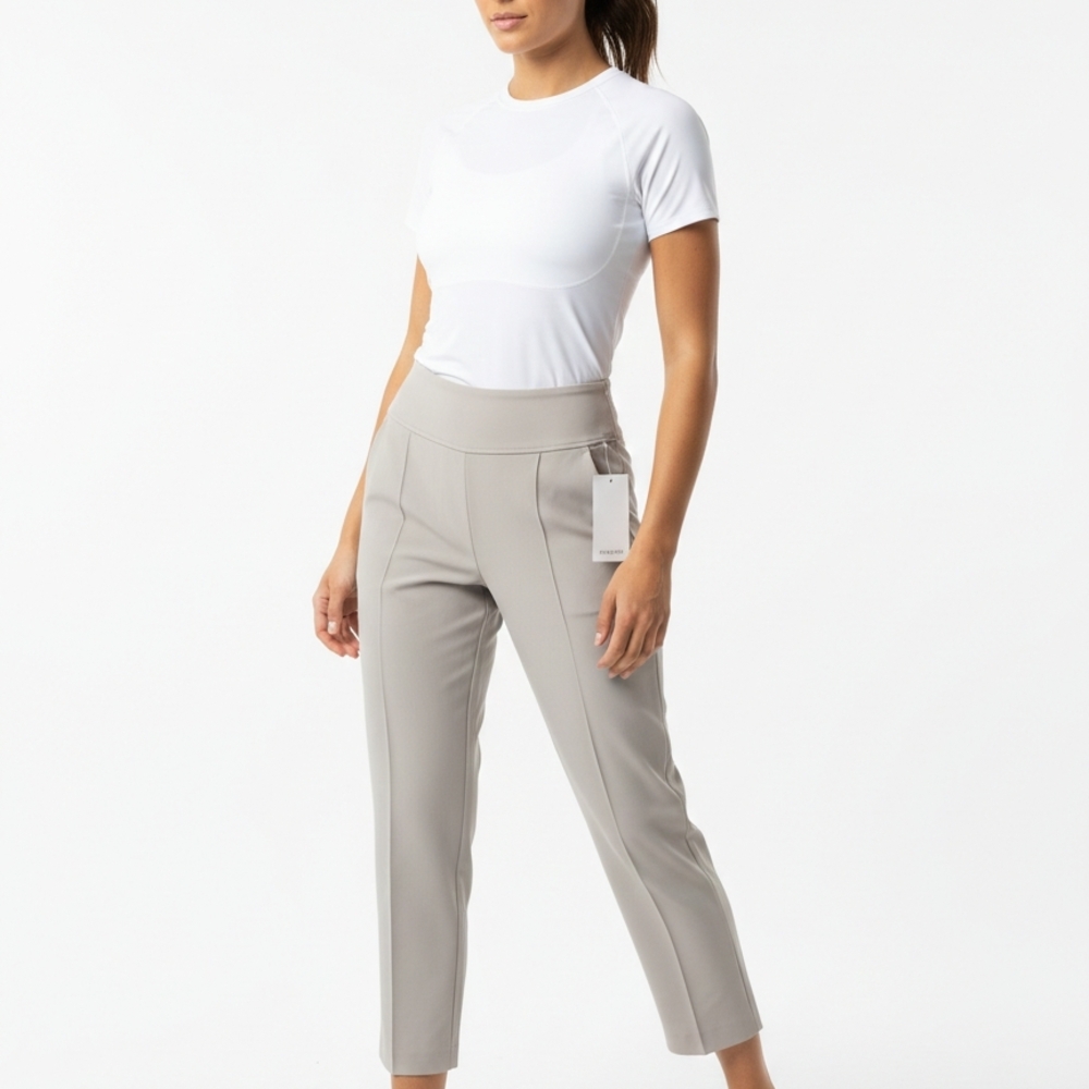 Athleta Light Gray Cropped Pants